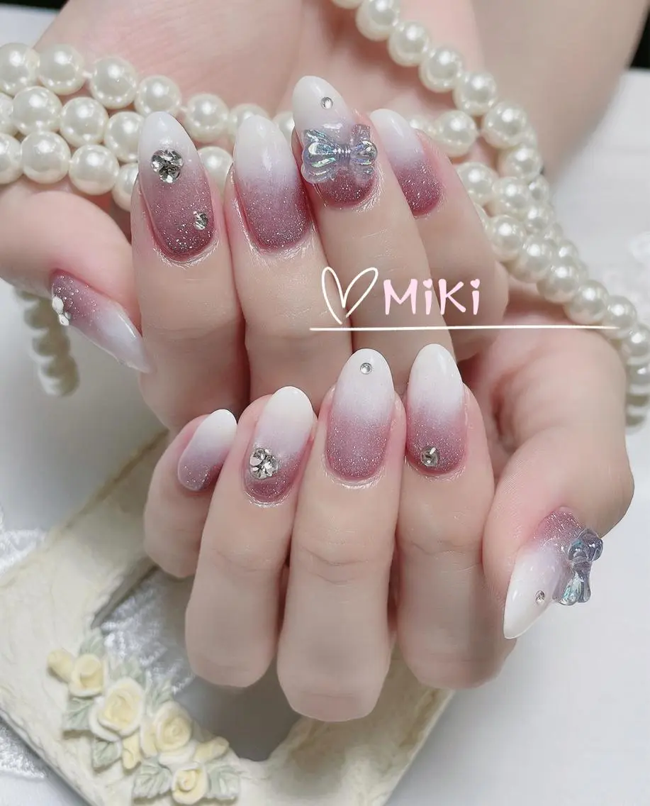 ネイル ハンドネイル ハンドケア 🦋 MiKi 🦋 ネイルサロンのネイルデザイン