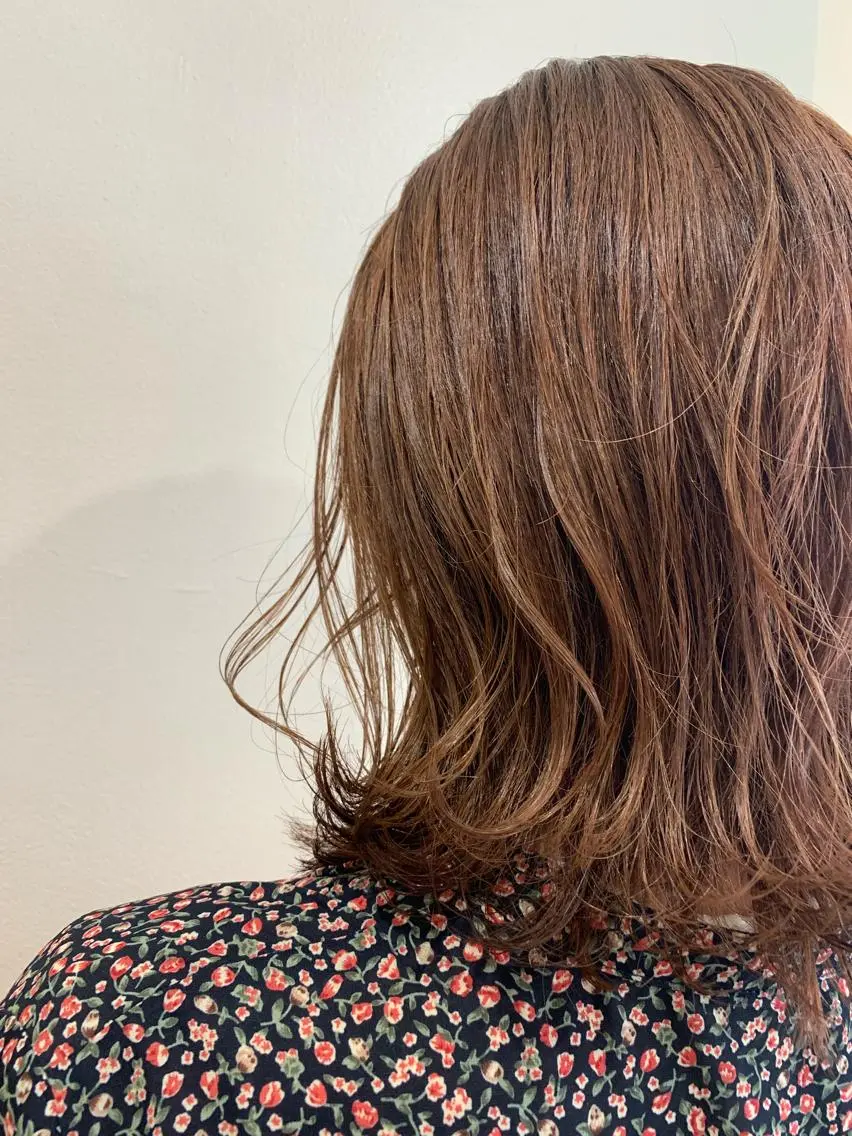 ミディアム ヘアカラー トリートメント ヘッドスパ ヘアセット 大宮/山口 竣也のヘアスタイル