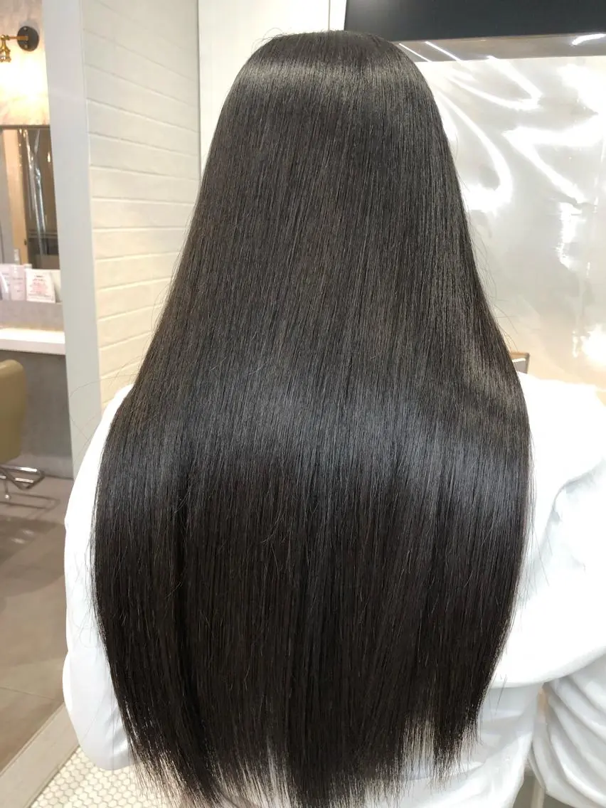 セミロング カット 縮毛矯正 トリートメント 【髪質改善特化･ 福田航洋】のヘアスタイル