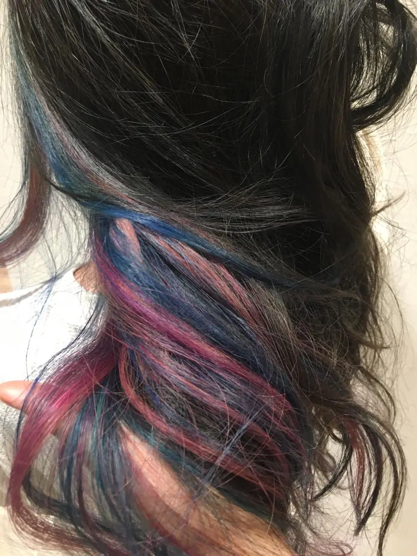 ミディアム カラー デザインカラー インナーカラー 【モニター募集】 三宅航平のヘアスタイル