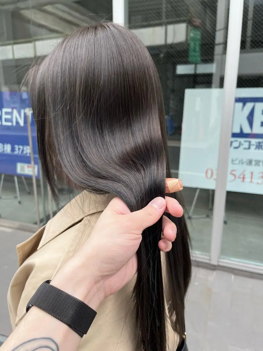 セミロング カラー ボブ& 髪質改善FUMIYAのヘアスタイル