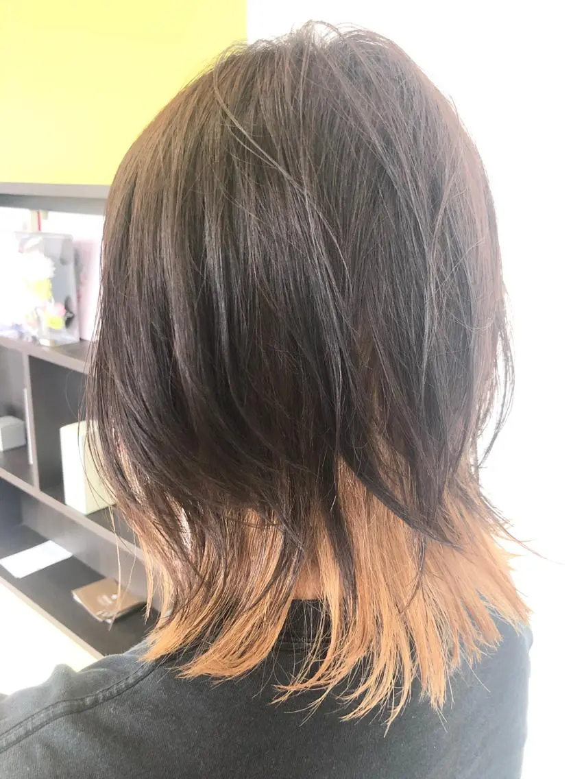 ミディアム そそ　喜 多のヘアスタイル