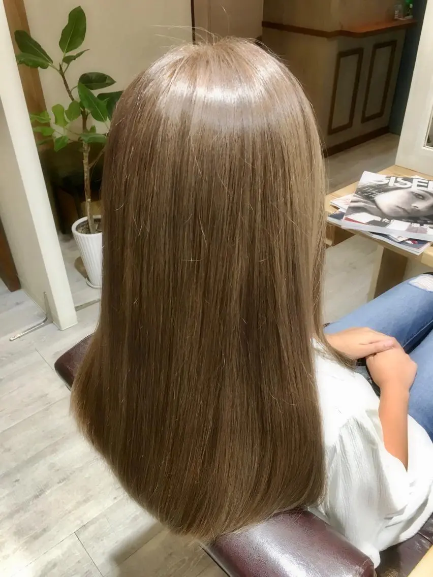 ロング カラー ダブルカラー filo   渋谷 Gishiのヘアスタイル