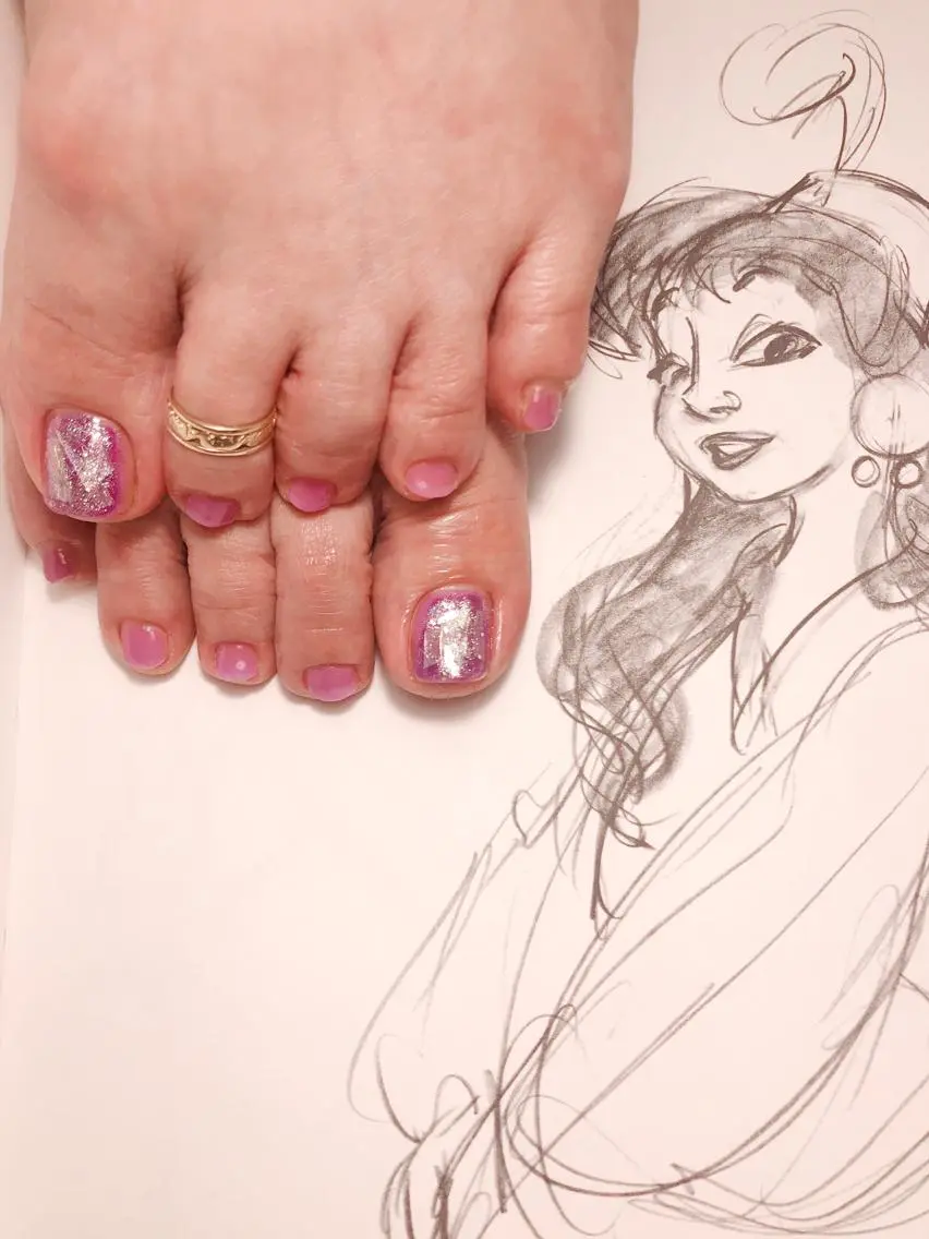 ネイル フットネイル キラキラネイル owlnail /持込みデザイン専門のネイルデザイン
