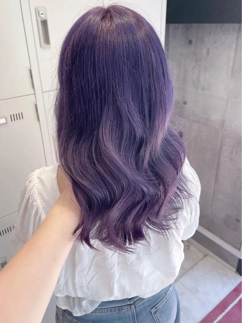 ミディアム カラー パーマ ヘアアレンジ メンズ キッズ ネイル マツエク・マツパ アイブロウ レイヤー/ダブル カラー/YURINAのヘアスタイル