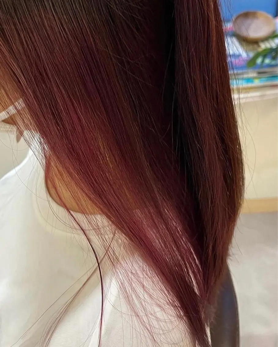 ロング カット ヘアカラー トリートメント 古谷 雄汰808naluのヘアスタイル