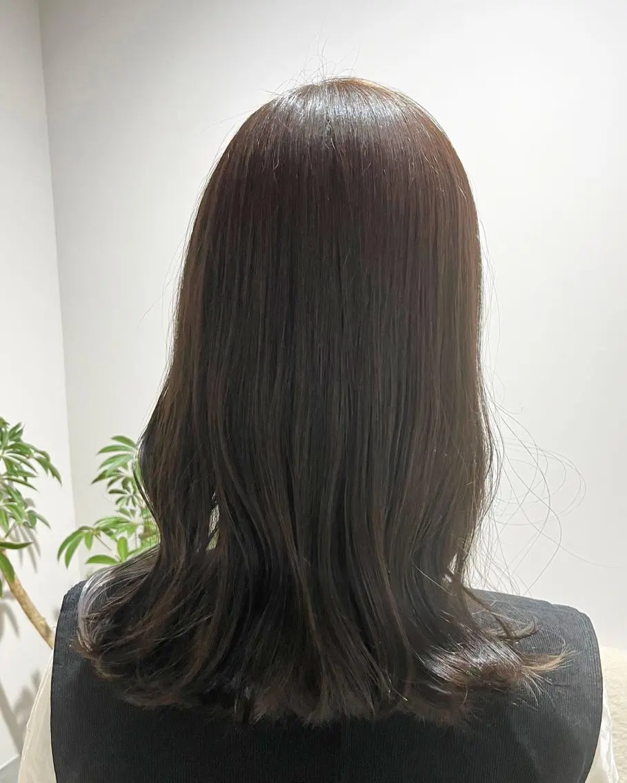 カラー ヘアアレンジ ブリーチ 透明感カラー 透明感ケアカラー/ レイヤー/ryokaのヘアスタイル