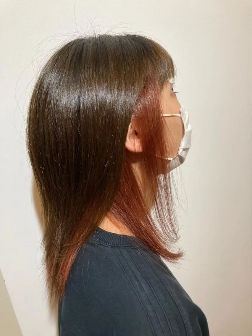 セミロング 石川 信英のヘアスタイル