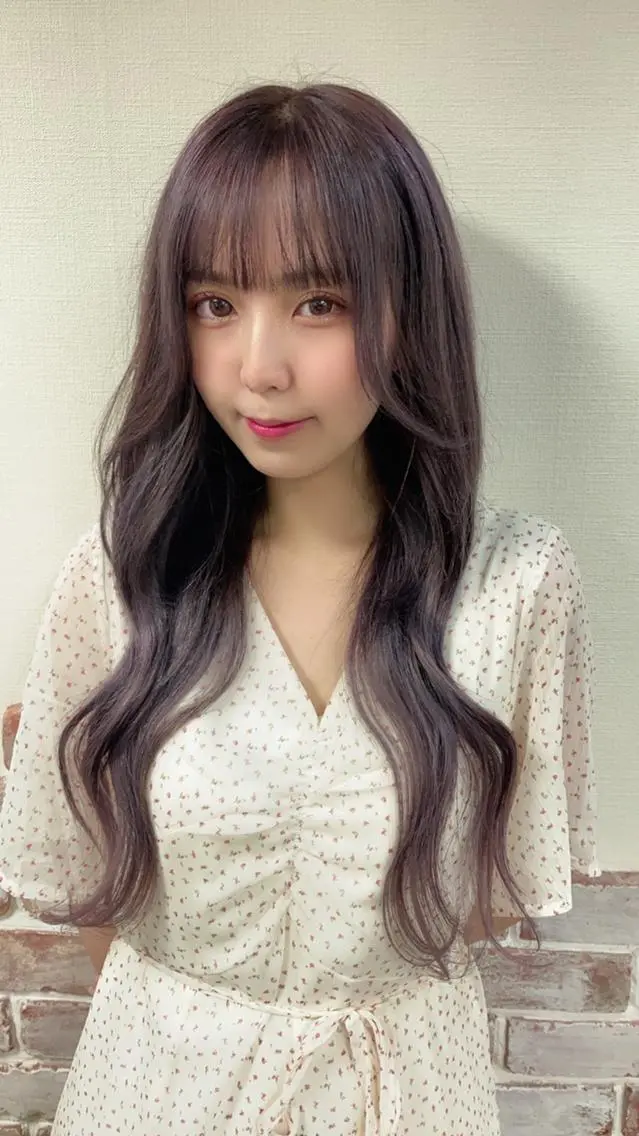 ロング カラー ヘアカラー エクステ 🪽新宿 プルエクステ🫧のヘアスタイル
