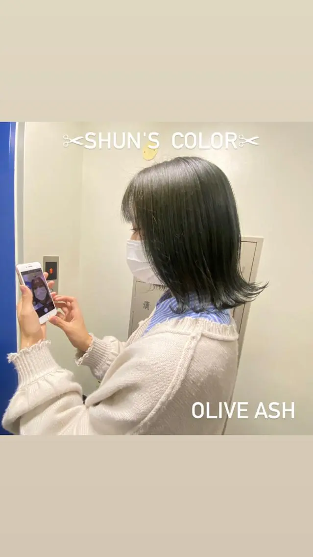 ショート カラー SHUN札幌 メンズパーマフェードのヘアスタイル