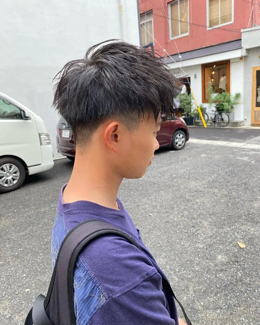 ショート メンズ メンズ特化 岸本 阪急六甲サロンドロイのヘアスタイル