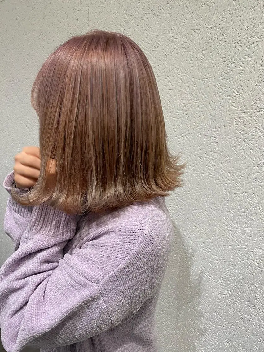 ミディアム ヘアカラー トリートメント トップスタイリスト/ アユミのヘアスタイル