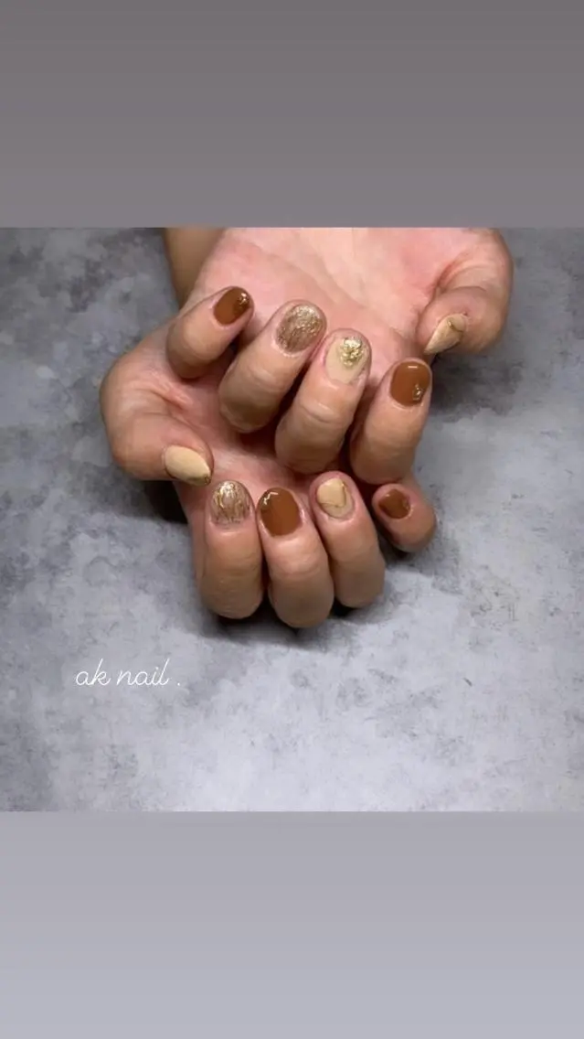 ネイル ハンドネイル ak nail .のネイルデザイン