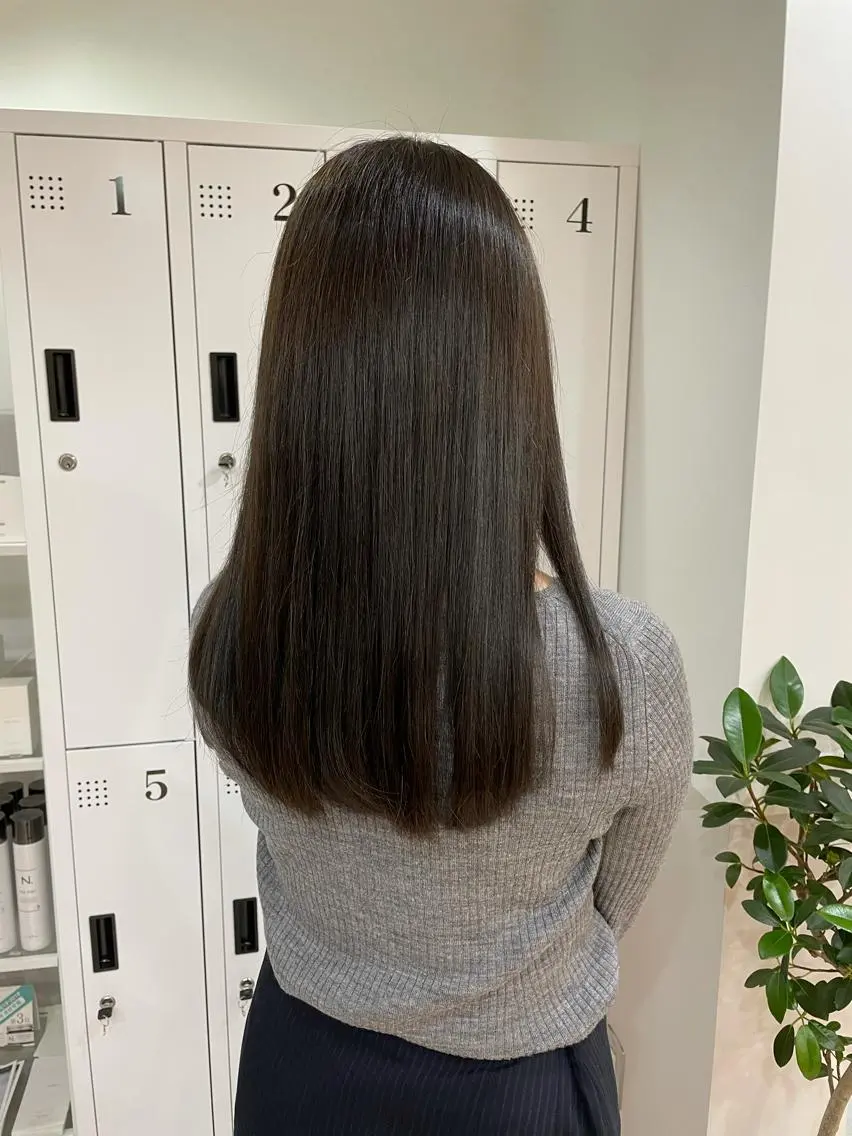ロング 縮毛矯正 木下英治/ボブ ショート銀座のヘアスタイル