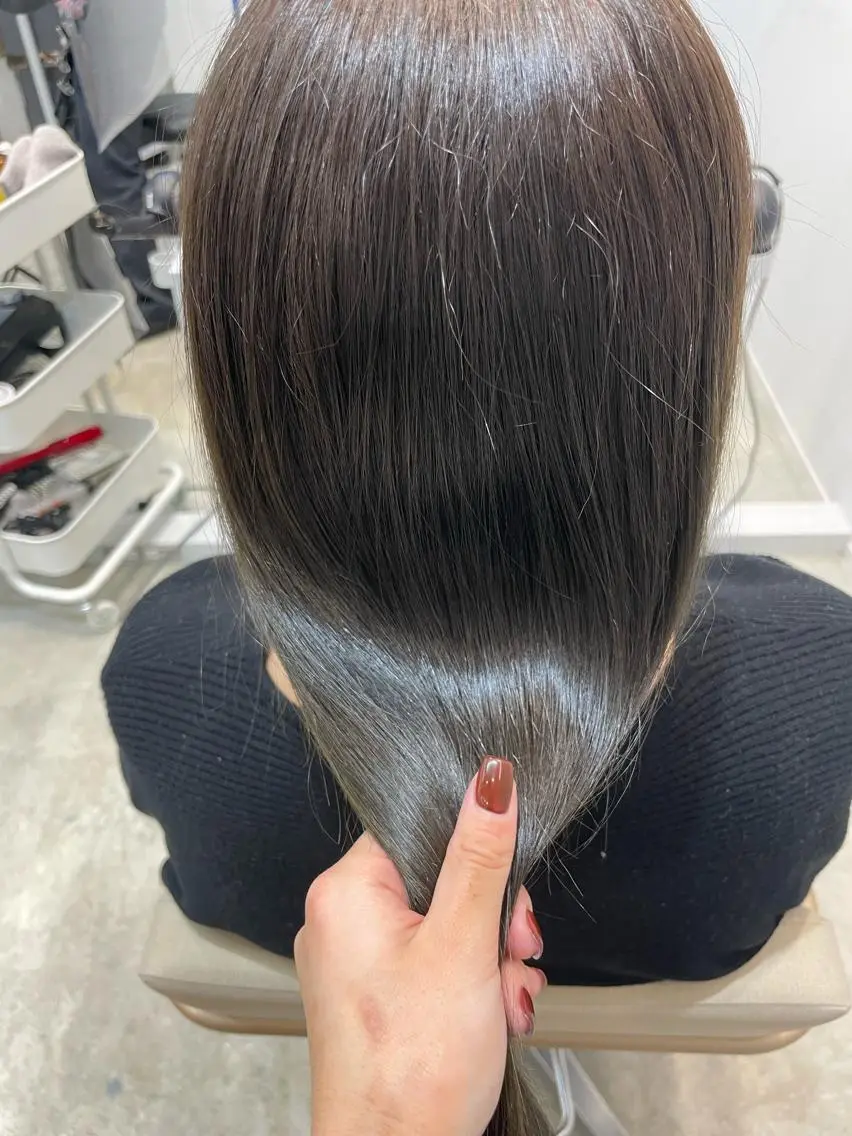 ロング 表参道レイヤーカット 髪質改善山岸季生のヘアスタイル