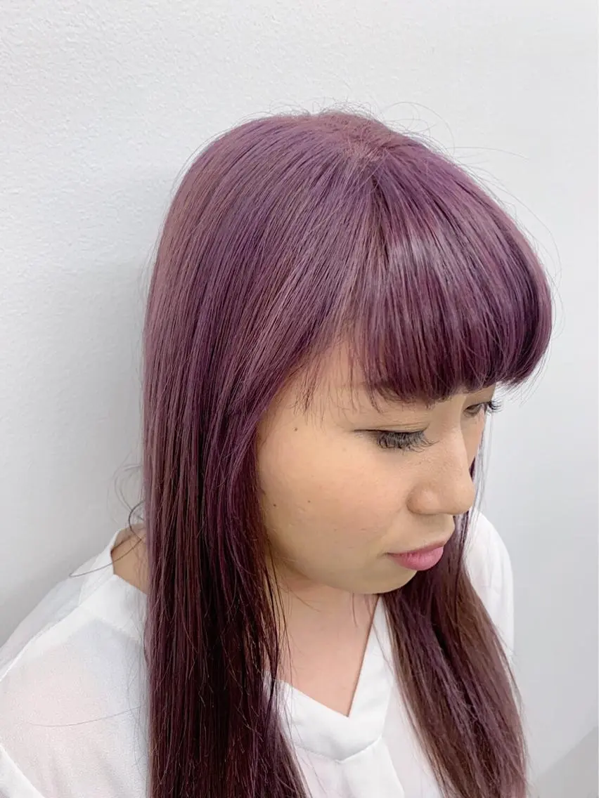 ロング カラー ヘアアレンジ Flamme Annaのヘアスタイル