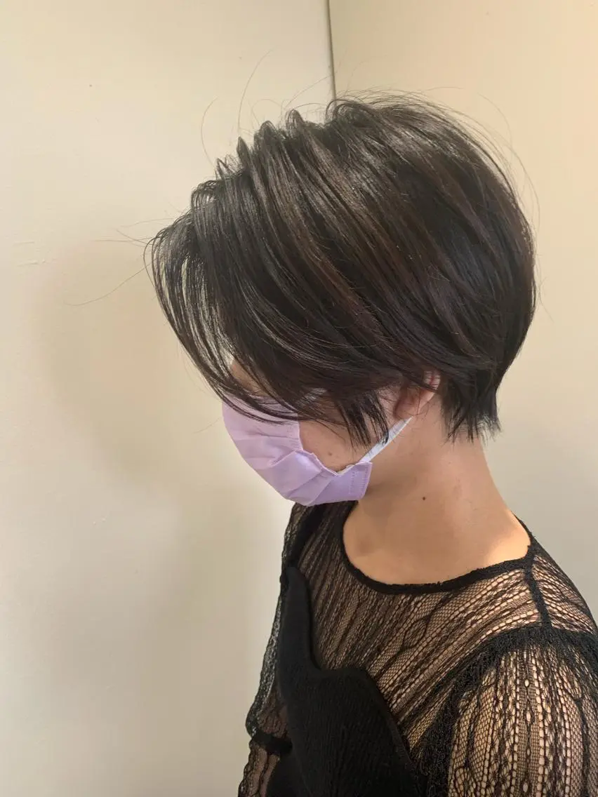 ショート ハイライトカラーなら 川嶋宏旭 栄 矢場町のヘアスタイル