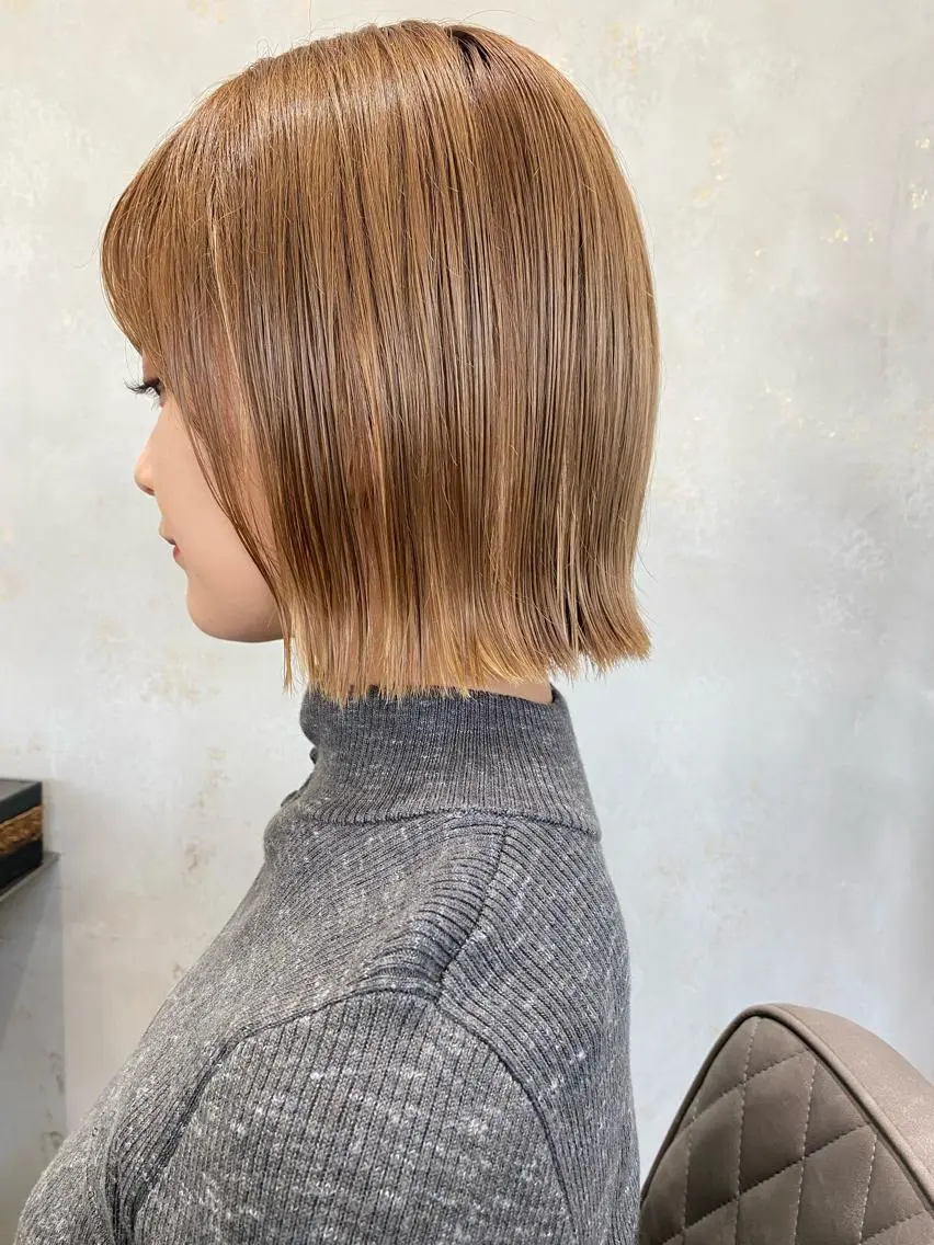 ショート カラー カット ヘアカラー トリートメント 縮毛矯正/髪質改善 /表参道/千田大地のヘアスタイル