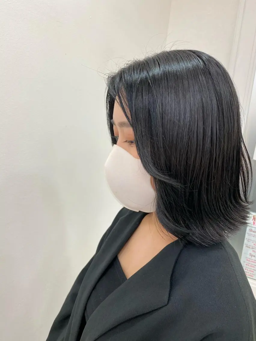 ミディアム カット ヘアカラー トリートメント ヘアセット 🌼上水流 彩乃🌼のヘアスタイル