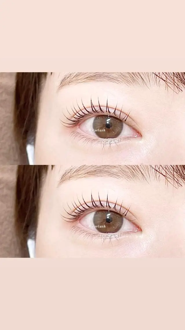 ミディアム カラー パーマ ヘアアレンジ メンズ キッズ ネイル マツエク・マツパ アイブロウ マツパ 𝑹 eyelashのマツエク・マツパデザイン