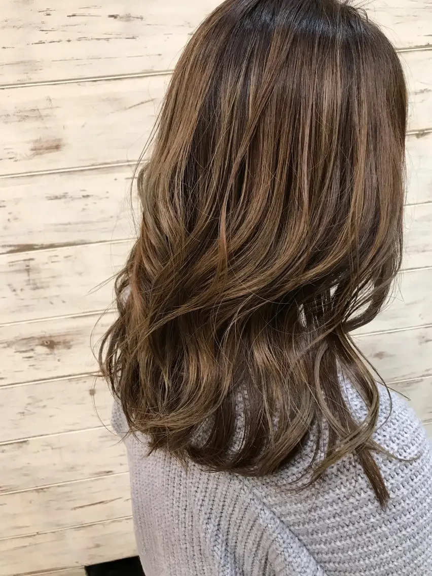 カラー ハイライトカラー ハイトーンカラー カット ヘアカラー トリートメント 日比 貴大/ minim hairのヘアスタイル