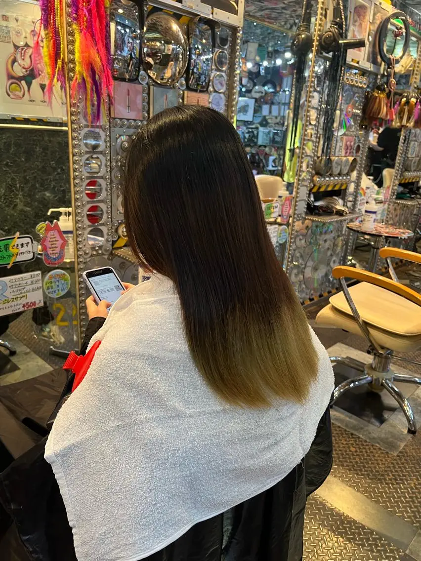 ロング カラー カット ヘアカラー KOYA コヤのヘアスタイル