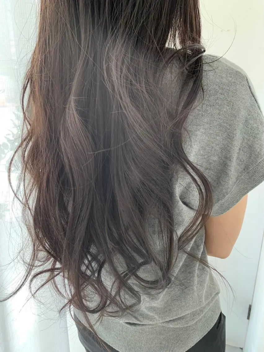 ロング カラー fio マナミのヘアスタイル