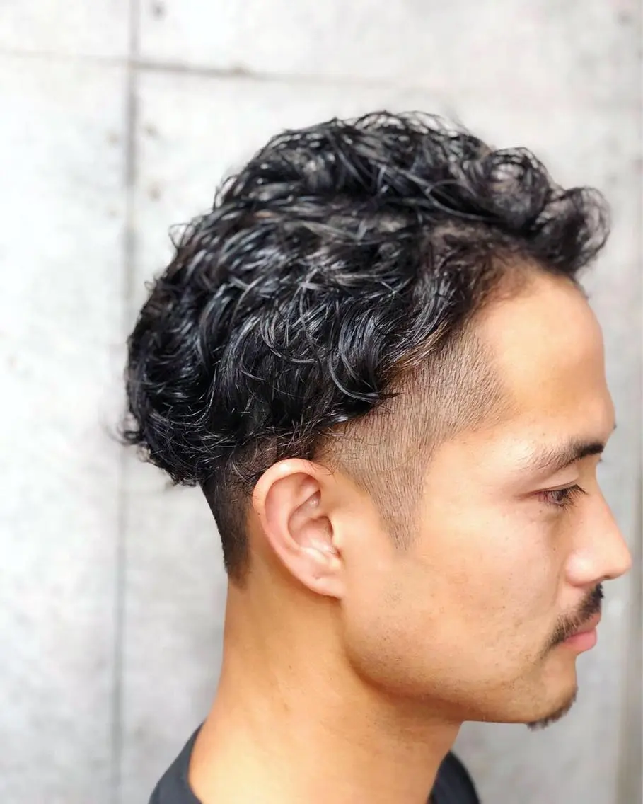 パーマ メンズ パーマ 湘南台ORCO 店長 ✨RYUのヘアスタイル