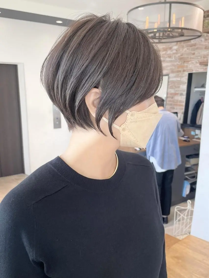 ショート カット 襟足でお悩みの方✂︎ くびれ職人ハシモトのヘアスタイル
