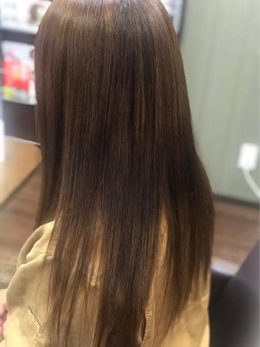 ロング 桝本 由佳のヘアスタイル