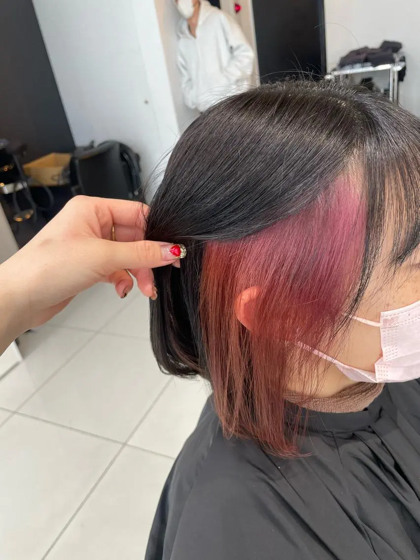 ショート カラー パーマ ヘアアレンジ ヘアカラー 💗無料カットモデル 募集中yu-ki💗のヘアスタイル