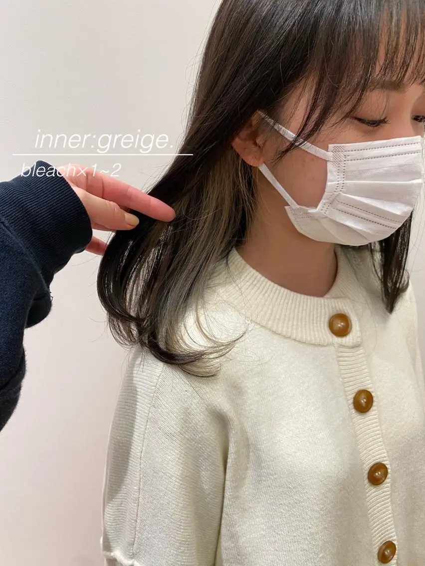 カラー インナーカラー 小林 夢羽のヘアスタイル
