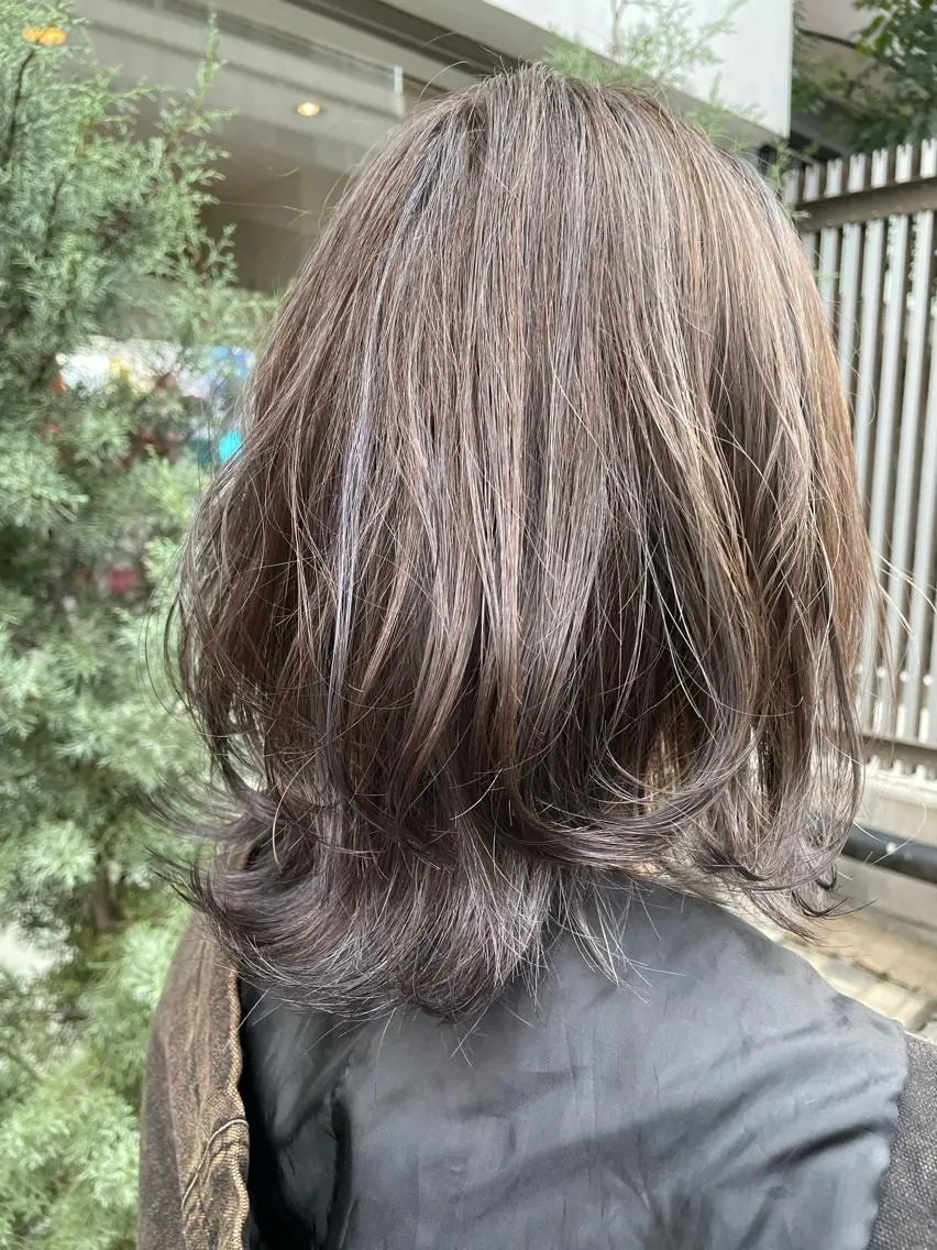 ミディアム カラー イルミナカラー カット ヘアカラー 田野倉NEXT店 美髪ニストのヘアスタイル