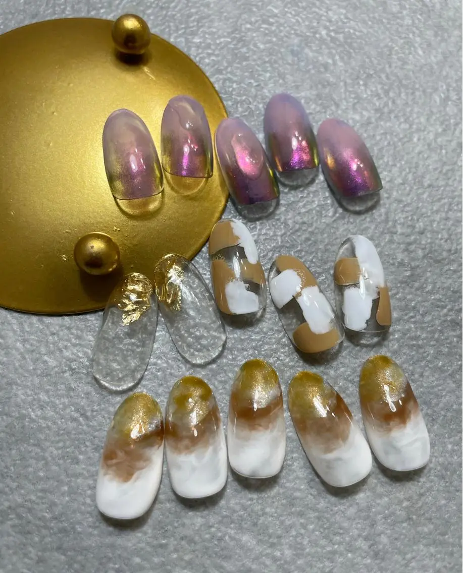ネイル ハンドネイル フットネイル kiii.__ ✴︎*のネイルデザイン
