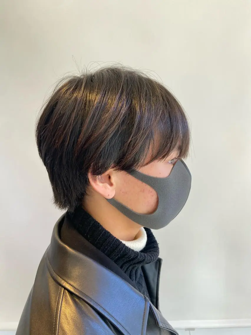 メンズ マッシュ シースルーマッシュ メンズ縮毛矯正 ♠️店長下平隼人のヘアスタイル