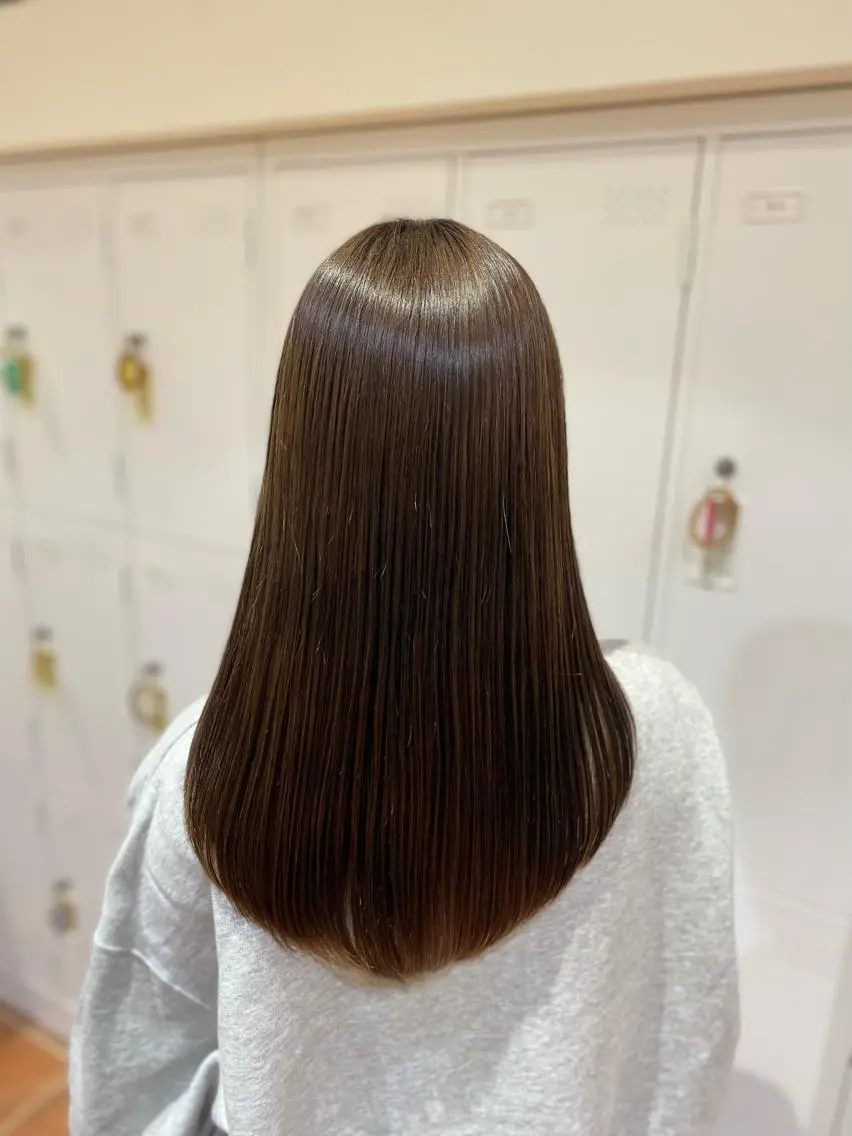 セミロング セミロングパーマ 学生 トリートメント トリートメント ☘️お悩み解決☘️ 岡部恒輝のヘアスタイル