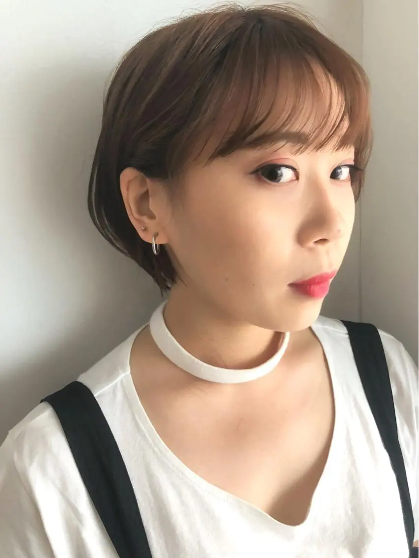 ショート ショートレイヤー ボブ レイヤーカット ショートヘア 中野 恵脩のヘアスタイル