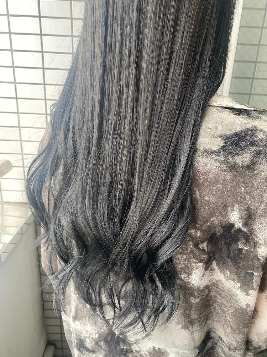 ロング ヘアカラー トリートメント 🧡 TOMO🧡のヘアスタイル