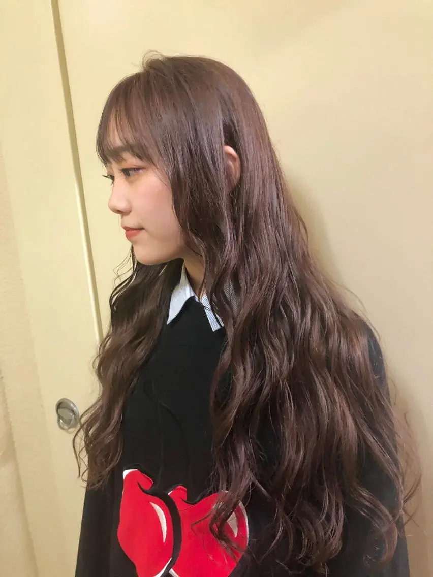 ロング カラー レイヤーカット匠 イソザキノリユキのヘアスタイル