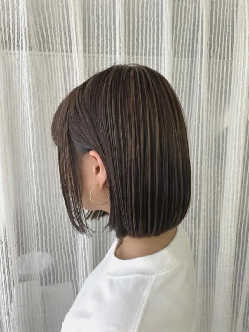 ミディアム カラー 豊橋美容院 ソンリエのヘアスタイル