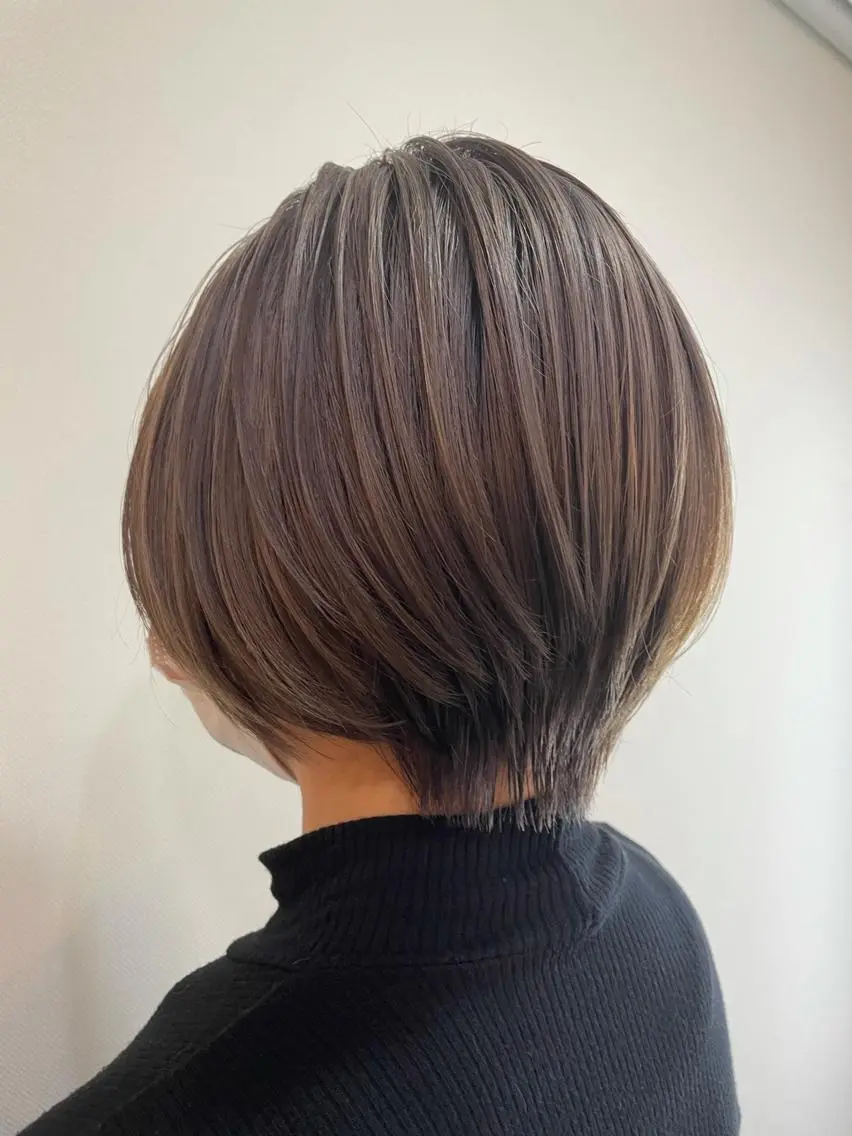 ショート カラー 🍀アレンジ簡単ヘア ☘️石田万里奈🍀のヘアスタイル