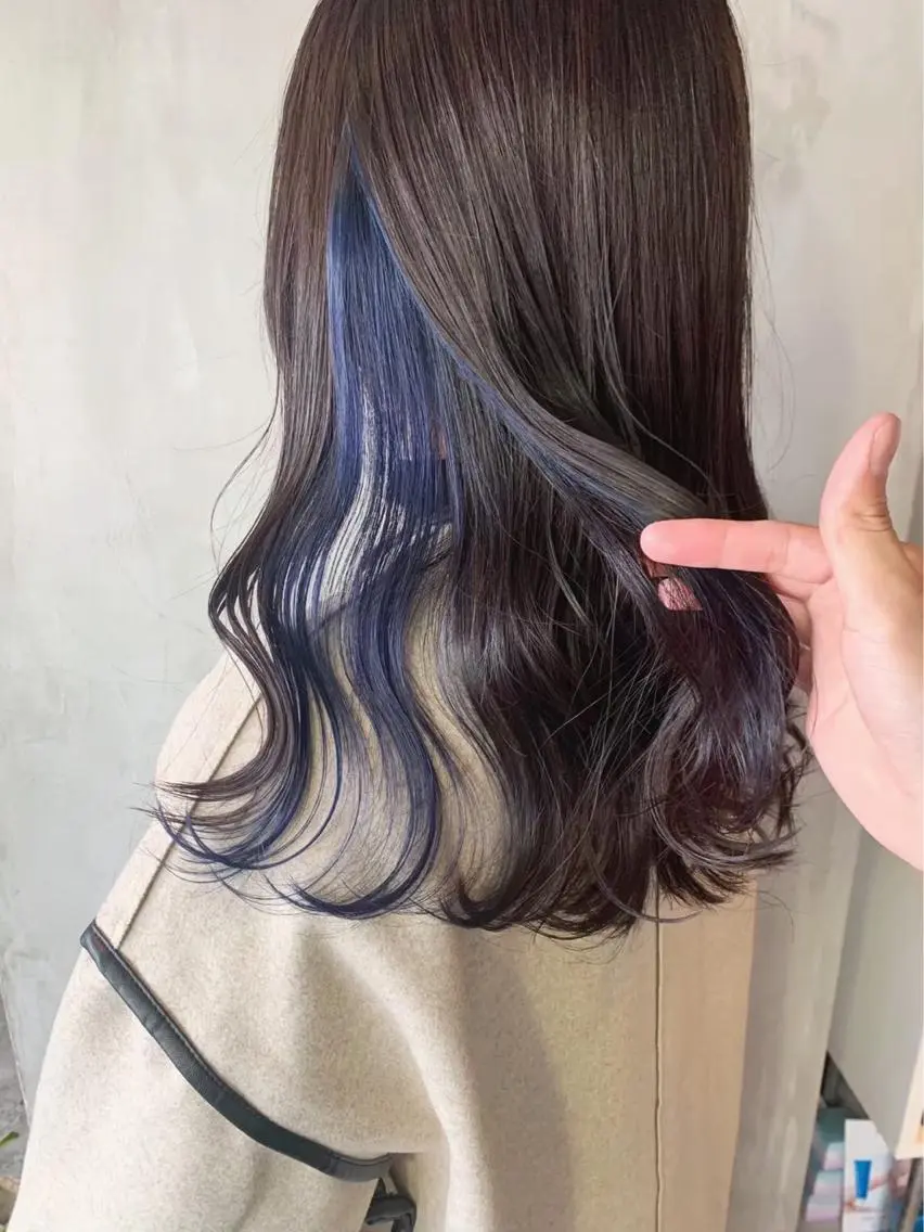 セミロング カラー カット ヘアカラー Life salon SAKURAのヘアスタイル