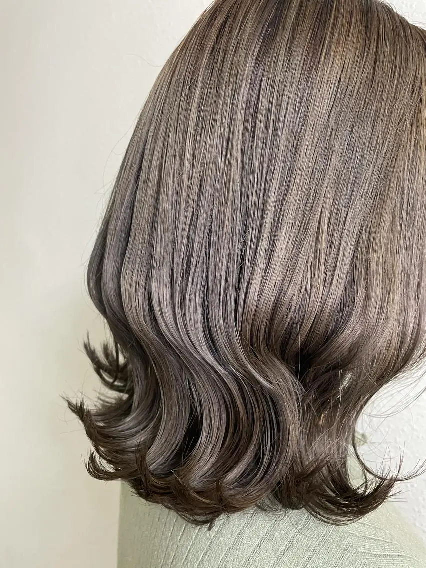 ミディアム カラー カット ヘアカラー トリートメント ヘアセット ✨髪質改善特化サロン ✨グシユキヤ✨のヘアスタイル