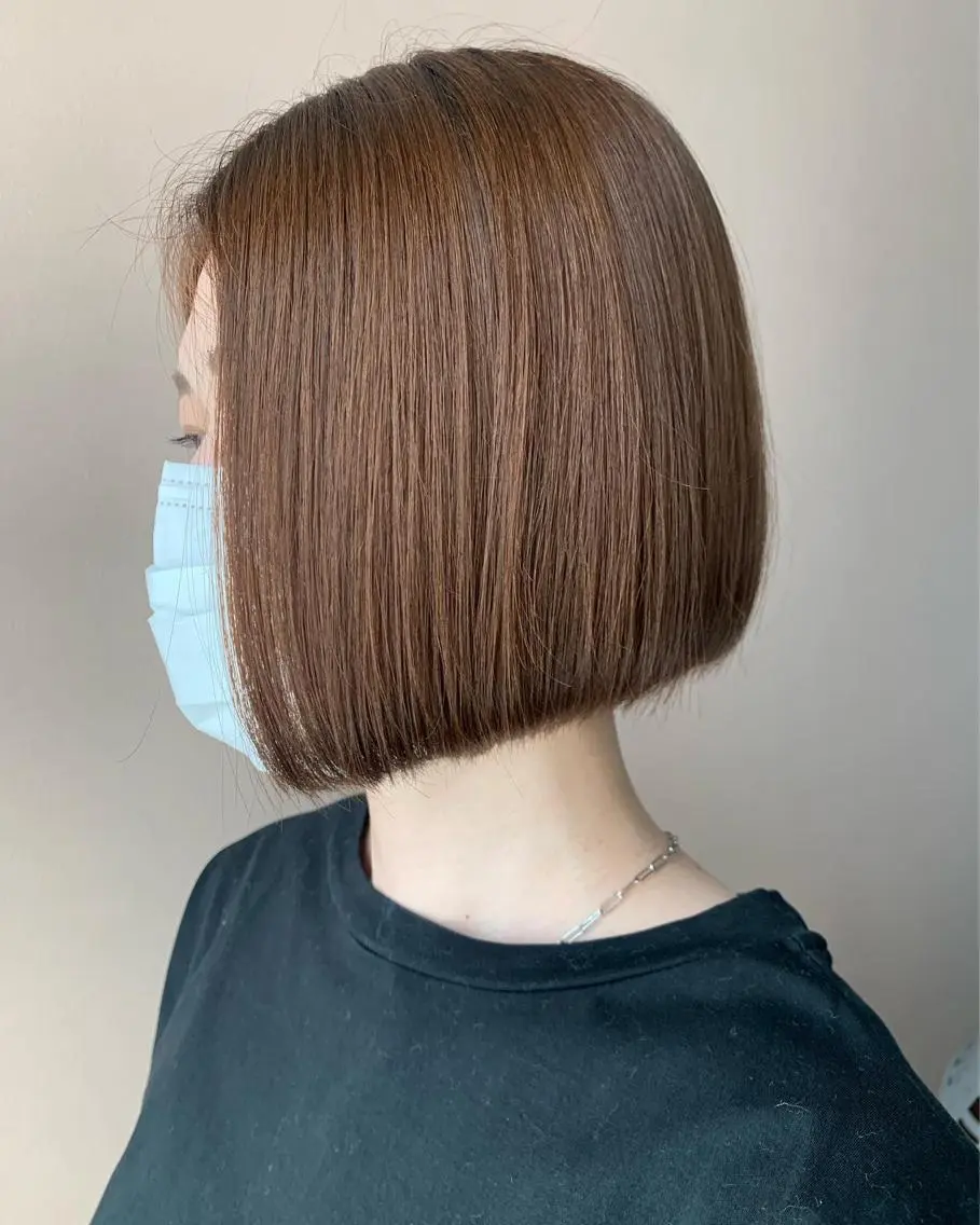 ショート パーマ ストレートパーマ カット 縮毛矯正 トリートメント hubhair レイヤー/透明感のヘアスタイル