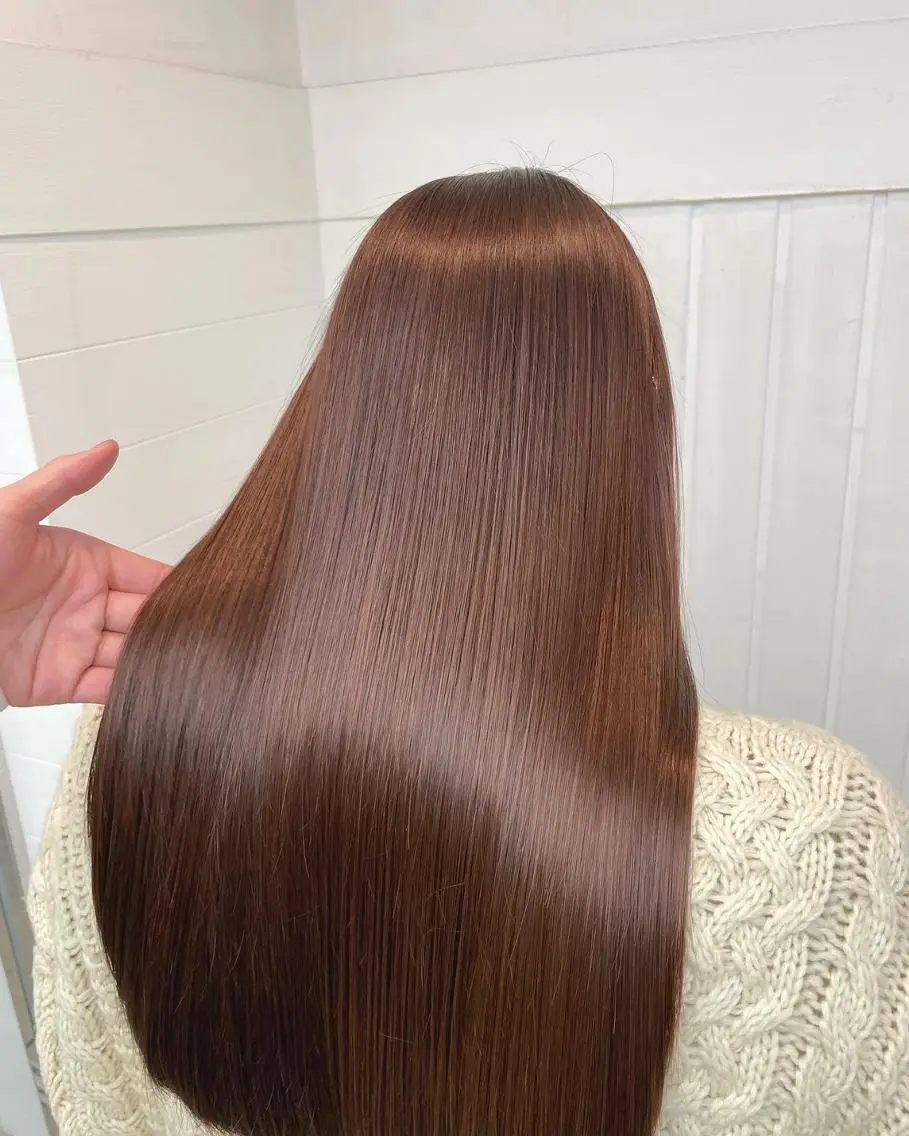 ロング カラー ブリーチ ケアブリーチ 透明感カラー ダブルカラー ハイライトカラー newibelsia 名駅のヘアスタイル