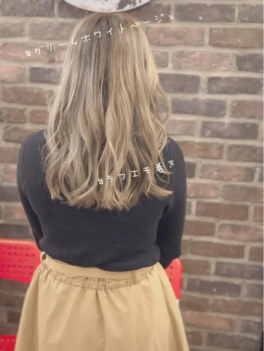 ロング カラー ヘアアレンジ ✖️リーアキト LEEAKITO✖️のヘアスタイル
