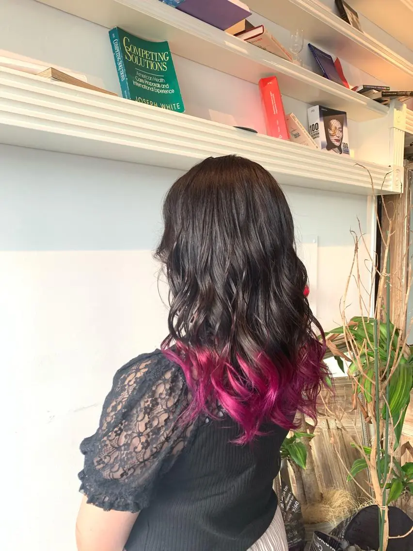 セミロング ヘアカラー トリートメント ヘッドスパ ヘアセット 大宮/山口 竣也のヘアスタイル
