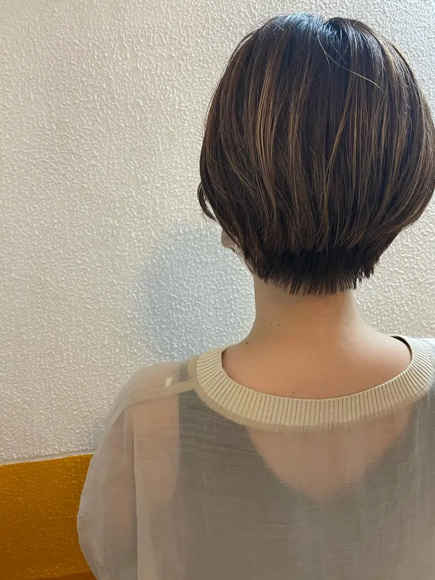 ショート ショートヘア カット ヘアカラー トリートメント ayane⭐️ボブ・ ショート・パーマのヘアスタイル