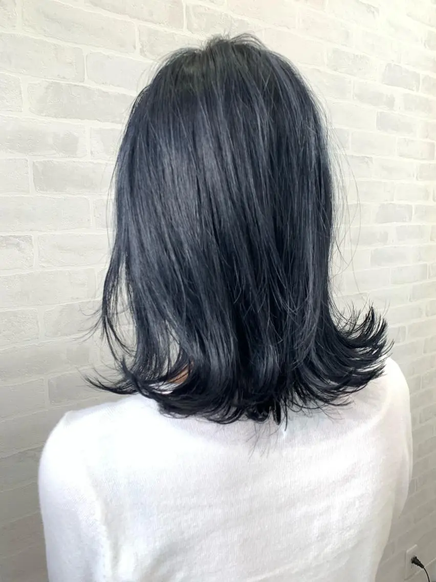 ミディアム カラー カット ヘアカラー トリートメント 村山 美空のヘアスタイル