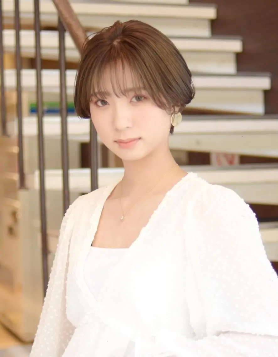 セミロング カラー ba_boo 福岡店のヘアスタイル
